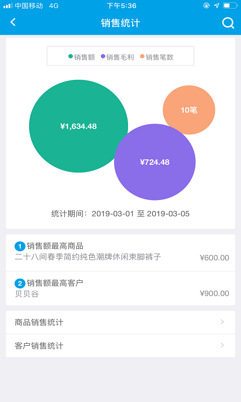 智能云進(jìn)銷存服裝版(3)