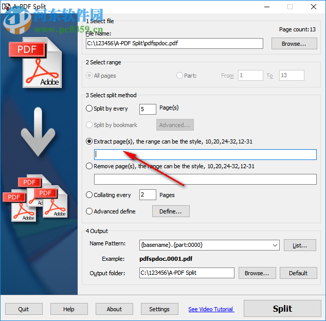 A-PDF Split(PDF分割工具) 3.4.0 官方版