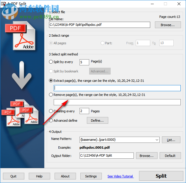 A-PDF Split(PDF分割工具) 3.4.0 官方版