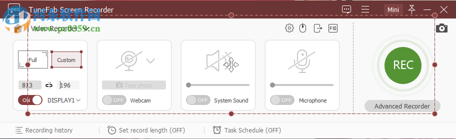 TuneFab Screen Recorder(屏幕錄制軟件) 2.1.26 免費版