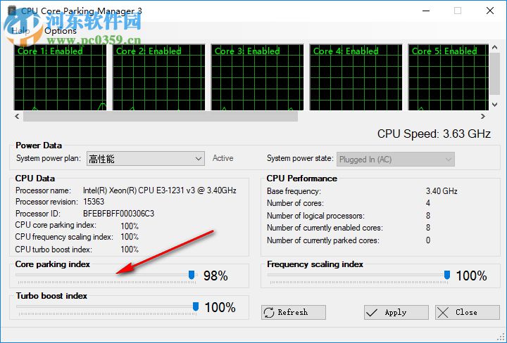 Cpu Core Parking Manager 3(CPU核心掛起調(diào)頻工具) 3.0.1.1 綠色版