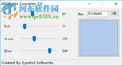 ARGB Hex Converter(ARGB轉(zhuǎn)換16進(jìn)制工具) 2.0 免費(fèi)版