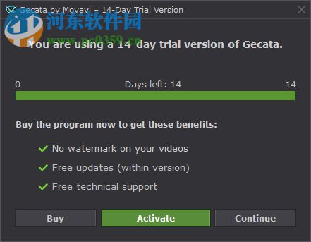 Gecata by Movavi(游戲視頻錄制軟件) 5.3 官方版