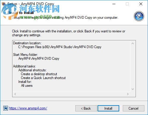 AnyMP4 DVD Copy(DVD拷貝軟件) 3.1.30 官方版