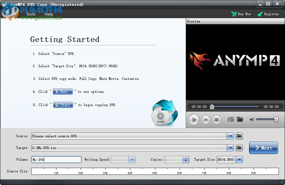 AnyMP4 DVD Copy(DVD拷貝軟件) 3.1.30 官方版