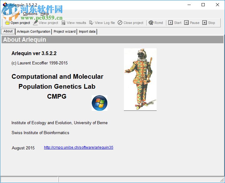 Arlequin(遺傳學分析軟件) 3.5.2.2 綠色版