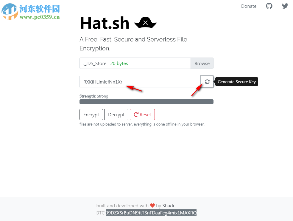 Hat.sh(文件加密解密工具) 1.0 官方版