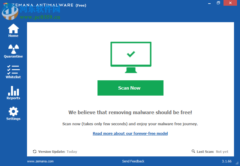 Zemana AntiMalware Free(反惡意軟件掃描工具) 3.1.66 免費版