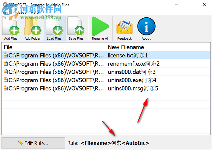 Rename Multiple Files(批量重命名工具) 1.3 免費(fèi)版