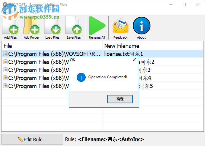 Rename Multiple Files(批量重命名工具) 1.3 免費(fèi)版