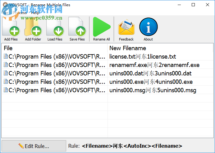 Rename Multiple Files(<a href=http://www.stslhw.cn/zt/plcmm/ target=_blank class=infotextkey>批量重命名</a>工具) 1.3 免費(fèi)版