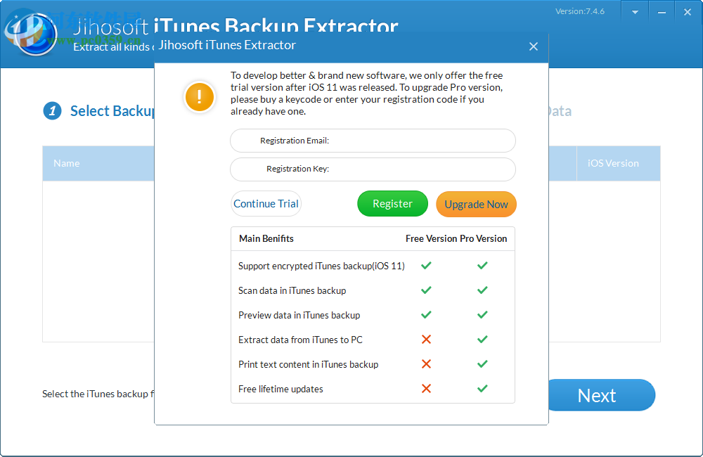 Jihosoft iTunes Backup Extractor(iTunes備份提取器) 7.4.6.0 官方版