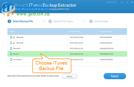 Jihosoft iTunes Backup Extractor(iTunes備份提取器) 7.4.6.0 官方版