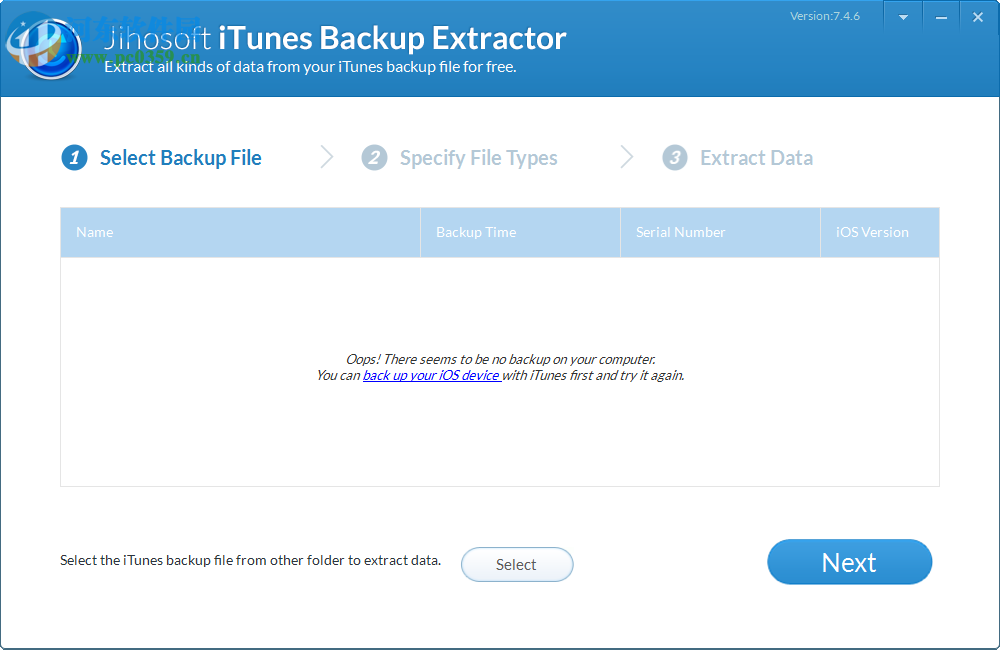 Jihosoft iTunes Backup Extractor(iTunes備份提取器) 7.4.6.0 官方版