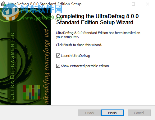 UltraDefrag Standard(磁盤碎片整理工具) 8.0.0 中文版