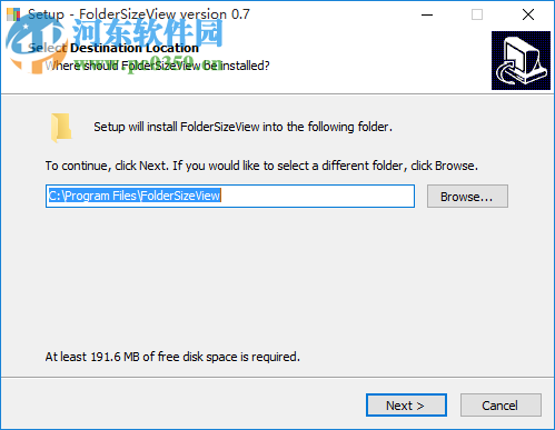 Folder Size View(文件夾可視化管理) 0.7 官方版