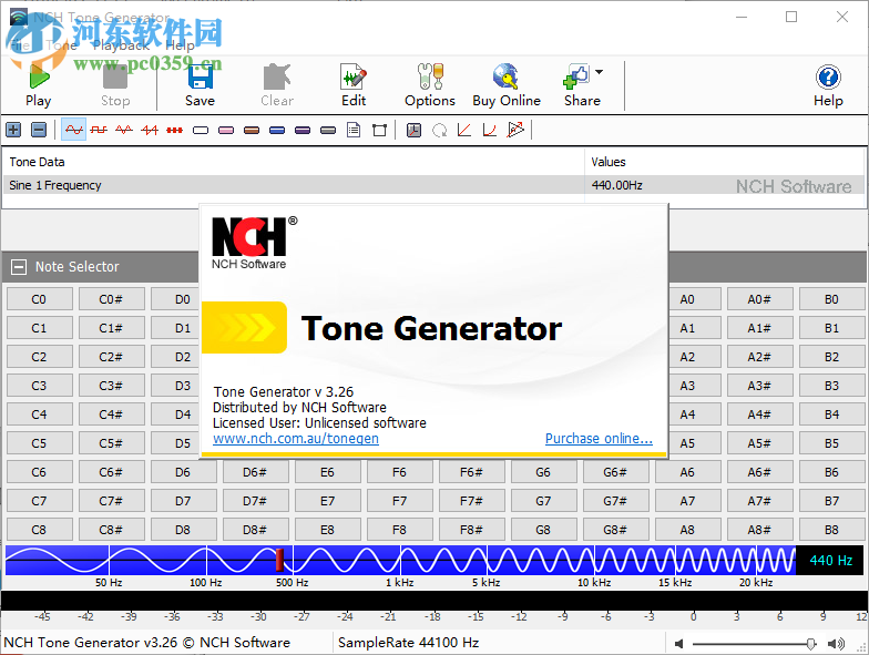 NCH Tone Generator(音調(diào)發(fā)生器) 3.26 官方版