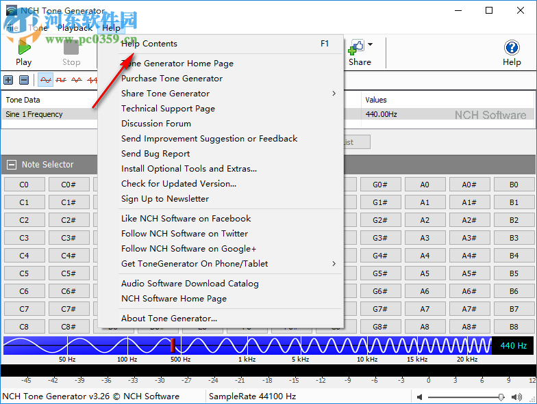 NCH Tone Generator(音調(diào)發(fā)生器) 3.26 官方版