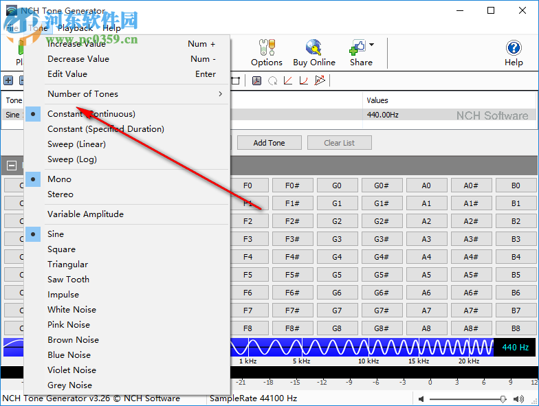NCH Tone Generator(音調(diào)發(fā)生器) 3.26 官方版