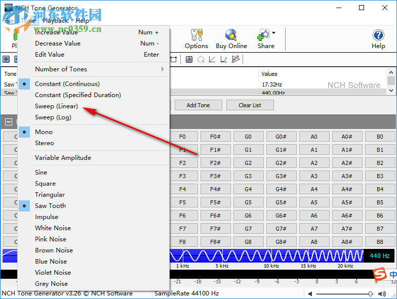 NCH Tone Generator(音調(diào)發(fā)生器) 3.26 官方版