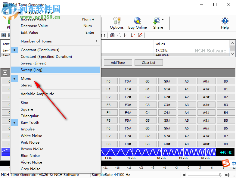 NCH Tone Generator(音調(diào)發(fā)生器) 3.26 官方版
