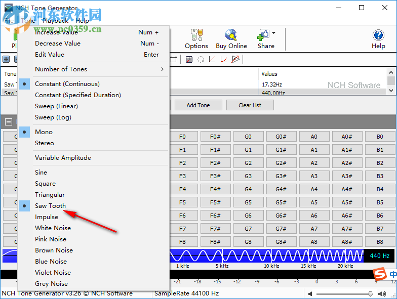 NCH Tone Generator(音調(diào)發(fā)生器) 3.26 官方版