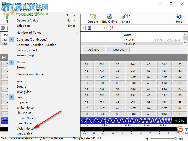 NCH Tone Generator(音調(diào)發(fā)生器) 3.26 官方版
