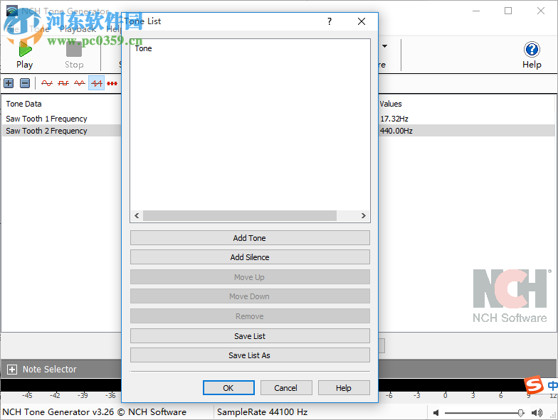 NCH Tone Generator(音調(diào)發(fā)生器) 3.26 官方版