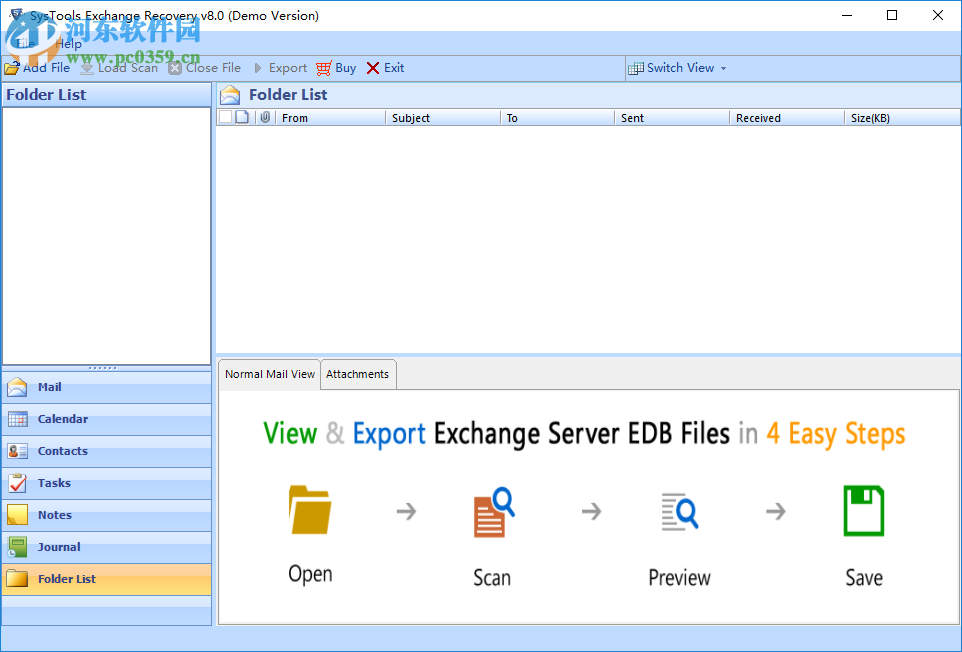 edb文件恢復(fù)工具(SysTools Exchange Recovery) 8.0 官方版