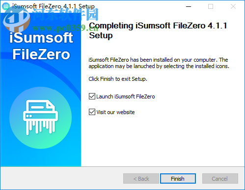 iSumsoft FileZero(文件粉碎軟件) 4.1.1 官方版