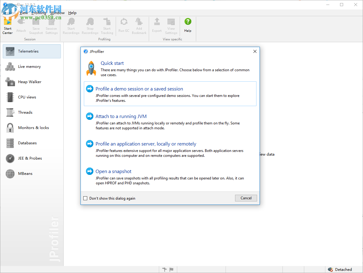 EJ Technologies JProfiler(Java剖析工具) 11.0.2.11072 免費版