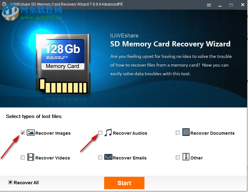 IUWEshare Free SD Memory Card Recovery(免費(fèi)SD卡數(shù)據(jù)恢復(fù)軟件) 7.9.9.9 免費(fèi)版