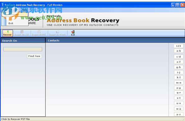 SysTools Address Book Recovery(通訊簿恢復(fù)軟件) 2.0 官方版