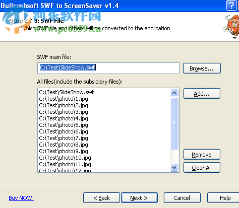 BullrushSoft SWF to ScreenSaver(SWF轉(zhuǎn)屏幕保護工具) 1.72 中文版