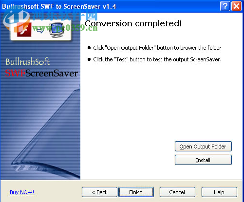 BullrushSoft SWF to ScreenSaver(SWF轉(zhuǎn)屏幕保護工具) 1.72 中文版