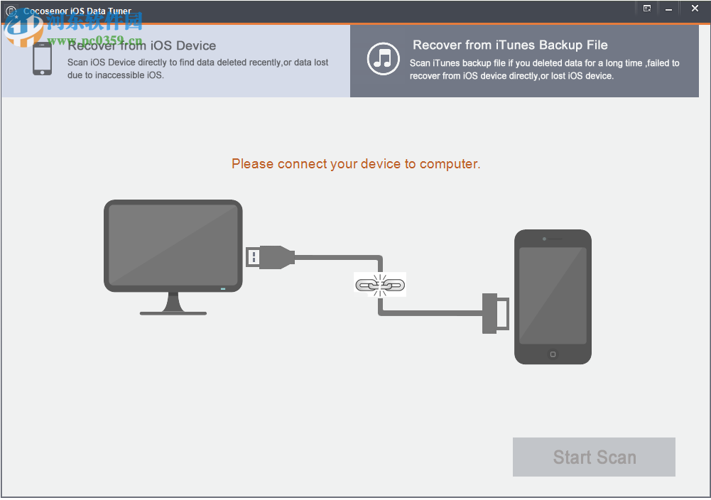 Cocosenor iOS Data Tuner(iOS設(shè)備數(shù)據(jù)恢復(fù)工具) 3.1.0 官方版