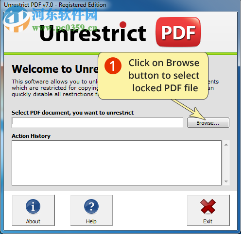 PDF密碼刪除軟件(Unrestrict PDF) 7.0 官方版