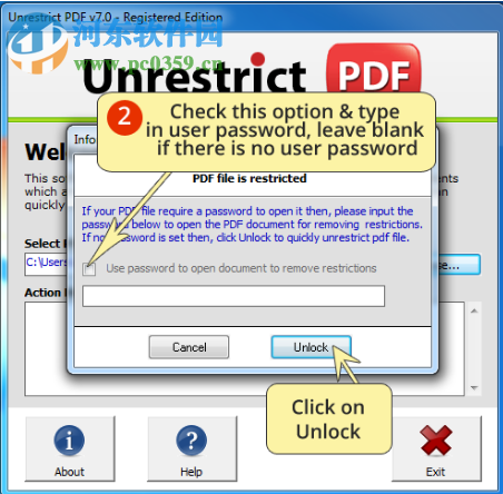 PDF密碼刪除軟件(Unrestrict PDF) 7.0 官方版