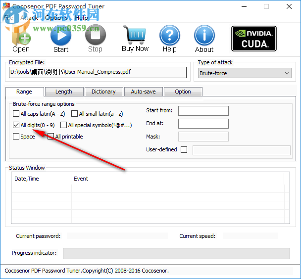 Cocosenor PDF Password Tuner(PDF密碼恢復(fù)工具) 3.1.0 官方版