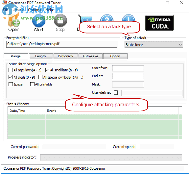 Cocosenor PDF Password Tuner(PDF密碼恢復(fù)工具) 3.1.0 官方版