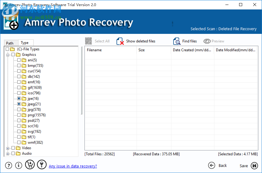 Amrev Photo Recovery(<a href=http://www.stslhw.cn/zt/zphf/ target=_blank class=infotextkey>照片恢復(fù)</a>軟件) 2.0.0.0 官方版