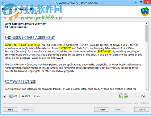 RS Word Recovery(Word文檔恢復(fù)軟件) 2.6 官方版