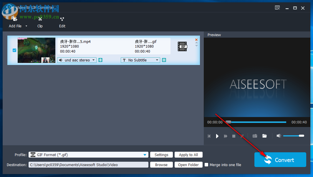 Aiseesoft Video to GIF Converter(視頻轉(zhuǎn)GIF) 1.1.12 官方版
