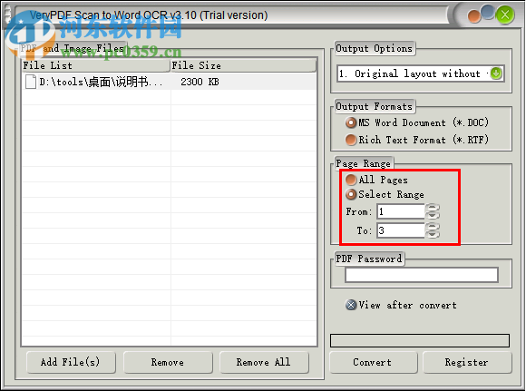 VeryPDF Scan to Word OCR Converter(OCR轉(zhuǎn)換工具) 3.10 官方版