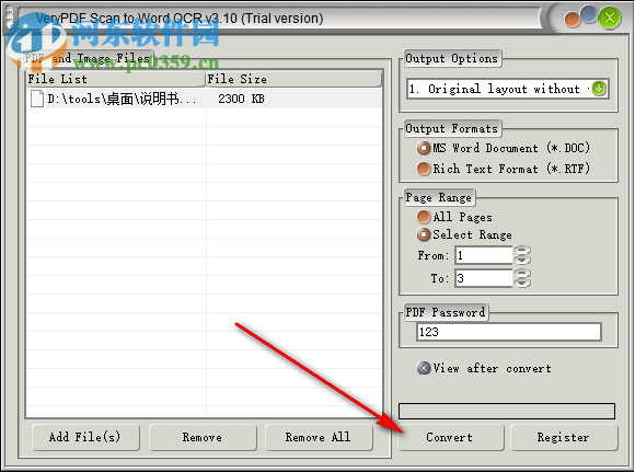 VeryPDF Scan to Word OCR Converter(OCR轉(zhuǎn)換工具) 3.10 官方版