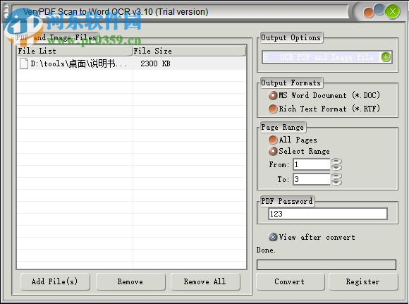 VeryPDF Scan to Word OCR Converter(OCR轉(zhuǎn)換工具) 3.10 官方版