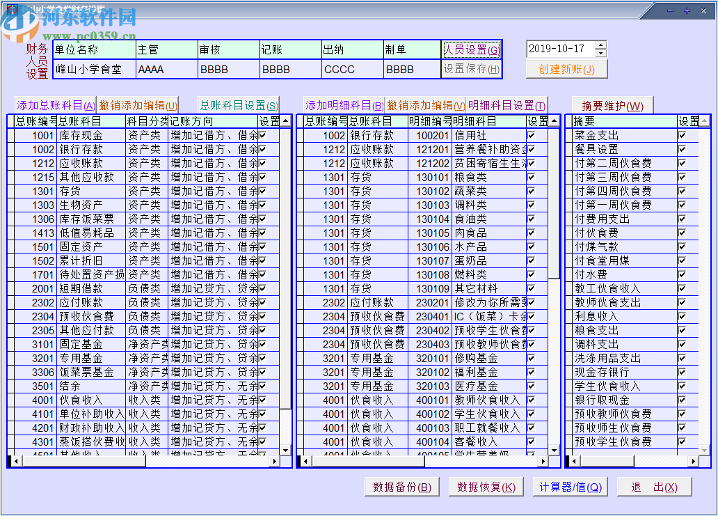 博泰食堂財務(wù)會計