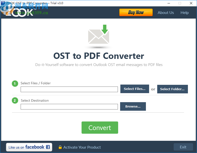 ZOOK OST to PDF Converter(OST轉(zhuǎn)PDF文件工具)