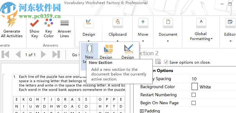 Vocabulary Worksheet Factory(詞匯表生成軟件)