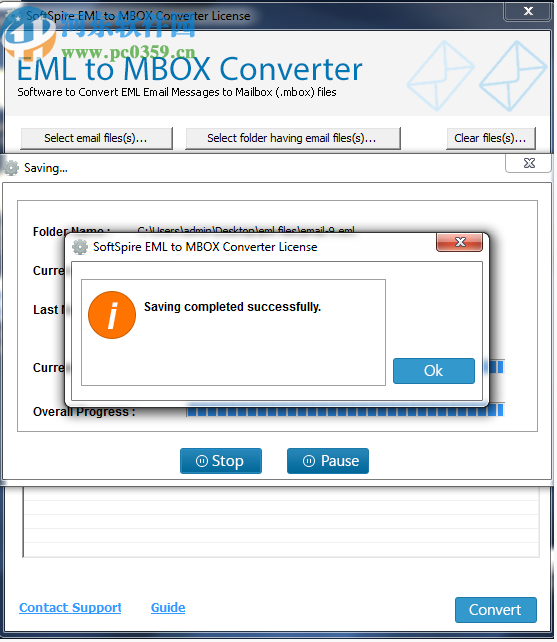 SoftSpire EML to MBOX Converter